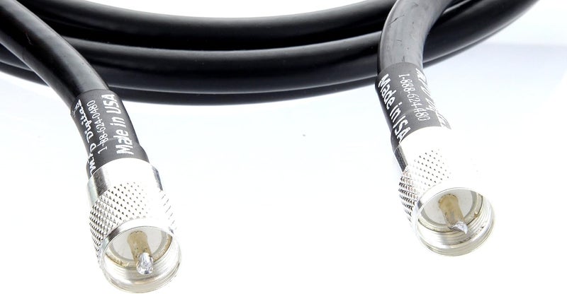 MPD Digital I LMR400® Ultraflex Coax Cable I Threaded on Soldered PL259 UHF MPD Connectors I Low Loss I CB, Ham, Radio Transmitters, Antenna I Built in USA I 3 FT - Image 2